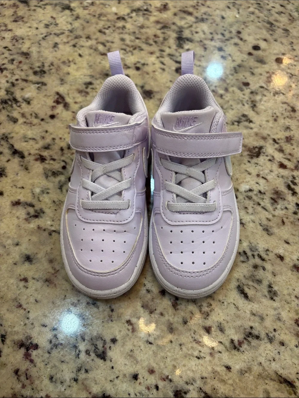 Nike Kids Light Lavender Velcro Sneakers